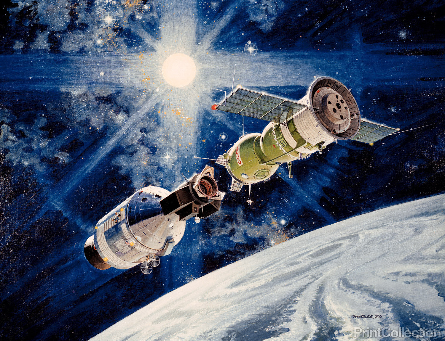 Resultado de imagen de Apollo-Soyuz Test Project (1972–75)