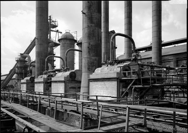 Steel Plant, General View of Boiler Units Birmingham, Alabama