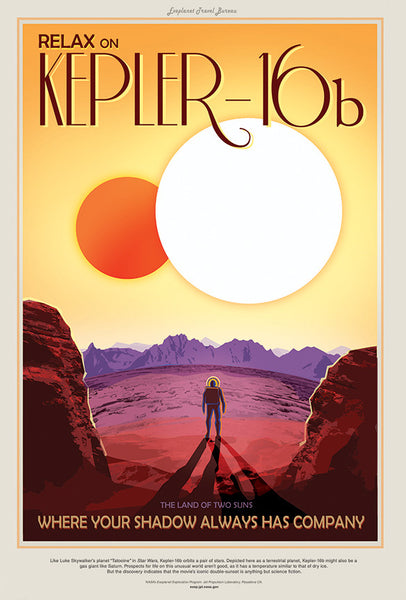 Relax on Kepler-16b - Where your shadow always has company