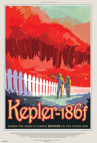 Kepler-186 f - Where the Grass is Always Redder