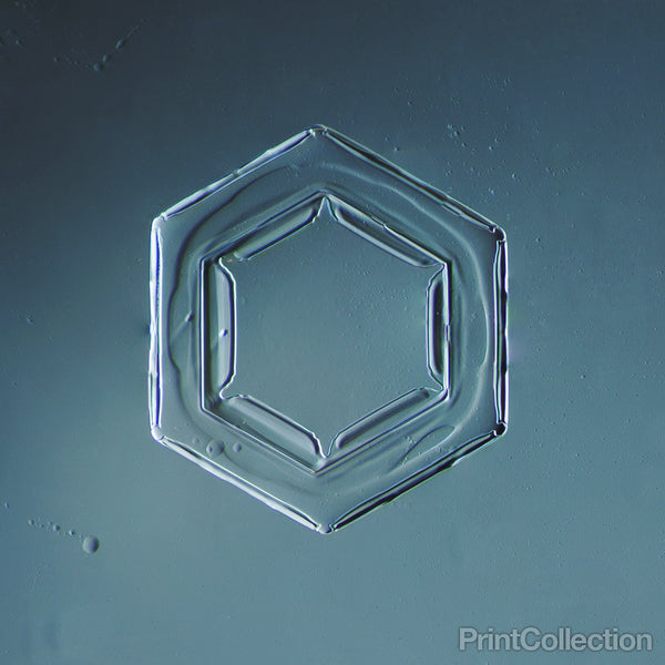 Hexagonal Plate Snowflake 003.2.9.2014.1