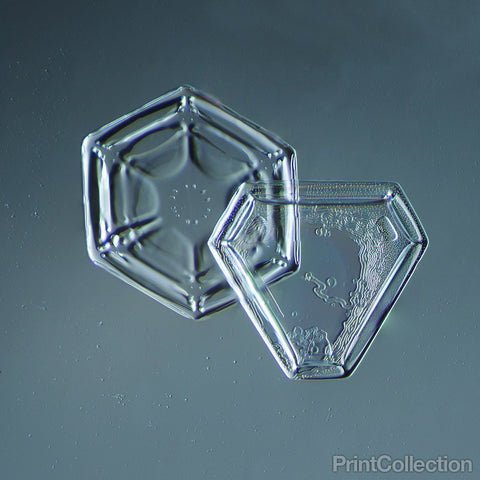 Hexagonal and Triangular Plate Snowflakes 005.2.9.2014