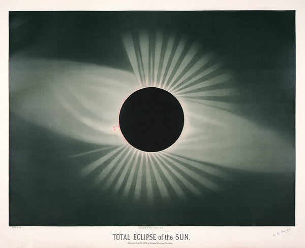 Total eclipse of the sun. Observed July 29, 1878, at Creston, Wyoming Territory