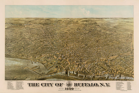 The City of Buffalo New York 1880