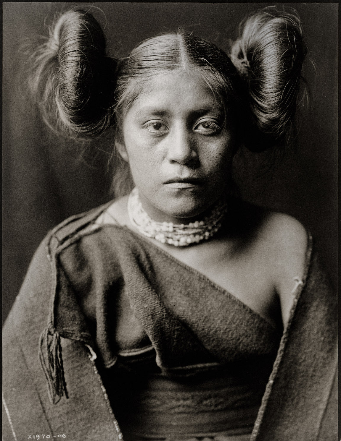 Chaiwa Photo Print 8x10 Tewa Native Girl Antique Photo Edward Curtis .. 