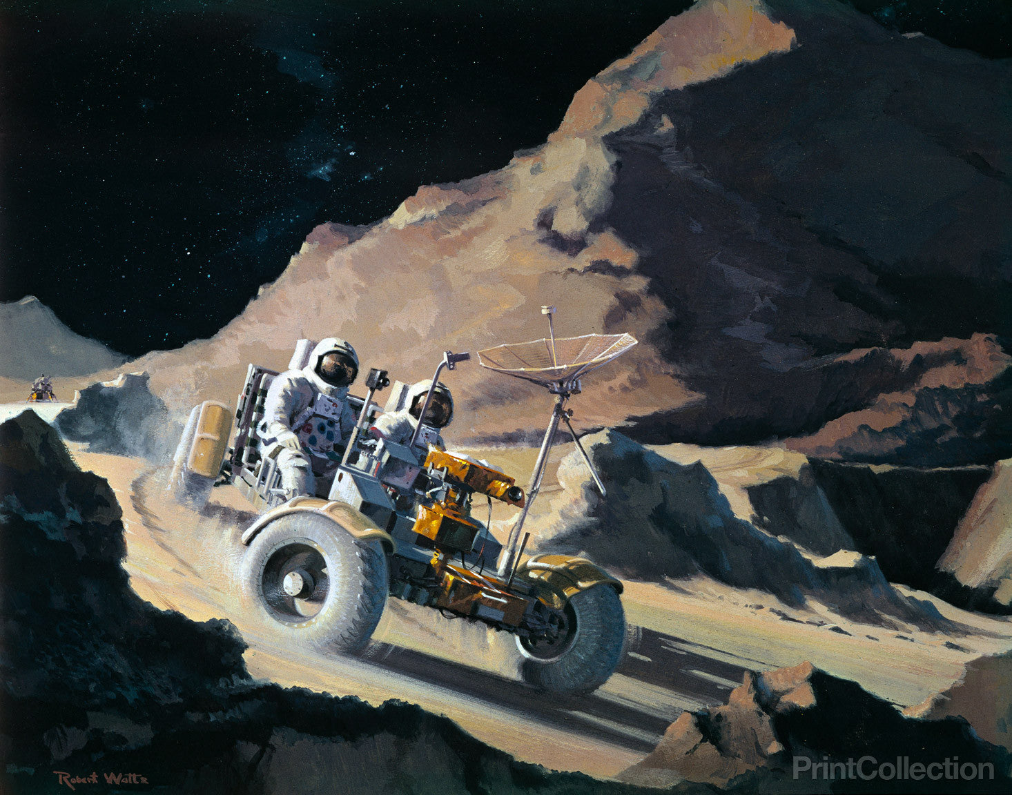Print Collection - Apollo 15 Lunar Roving Vehicle