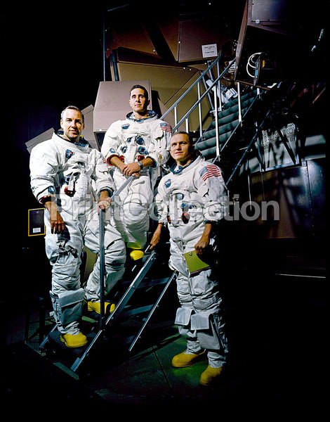 Apollo 8 Crew Photographed Posing