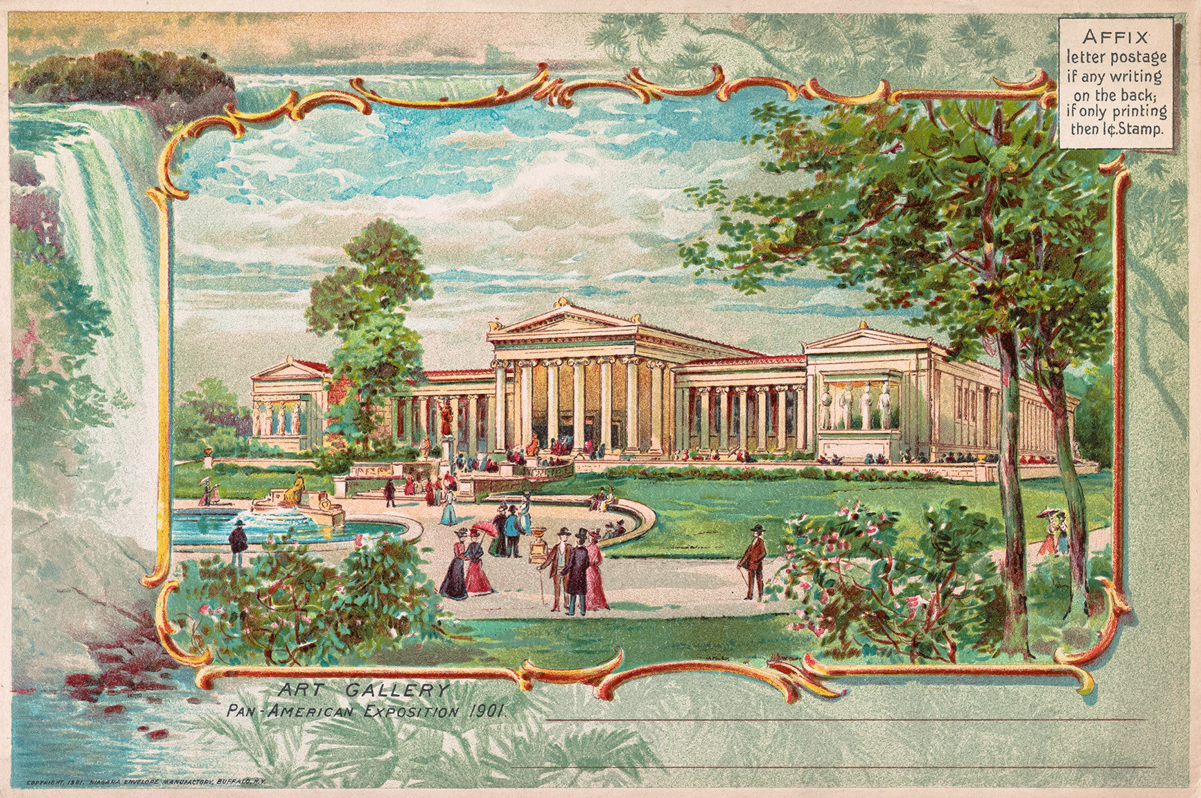 Print Collection Art Gallery Pan American Exposition 1901 Buffalo Ny