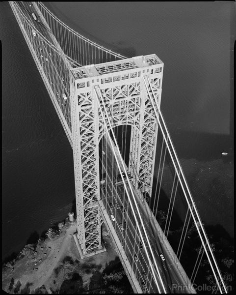 Axonometric of George Washington Bridge