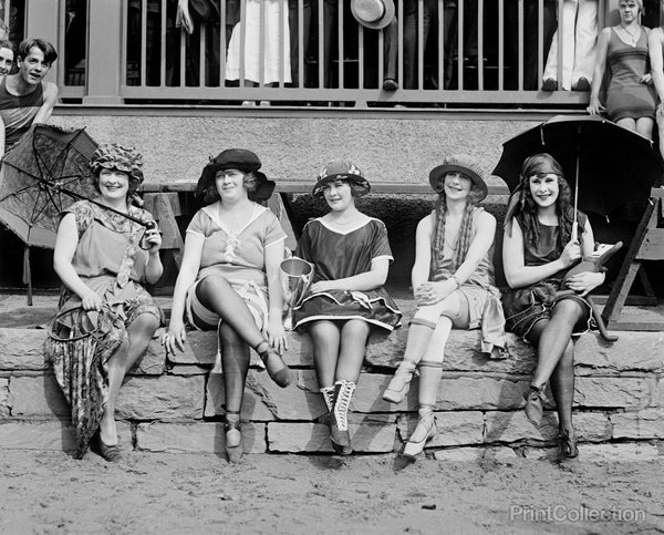 Bath Costume Contest, 1921