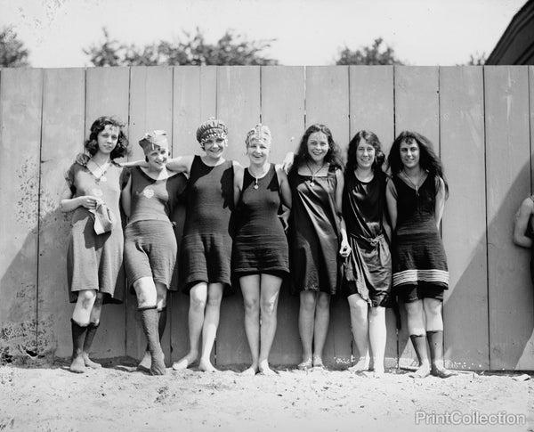 Bathing Beach Babes, 1920