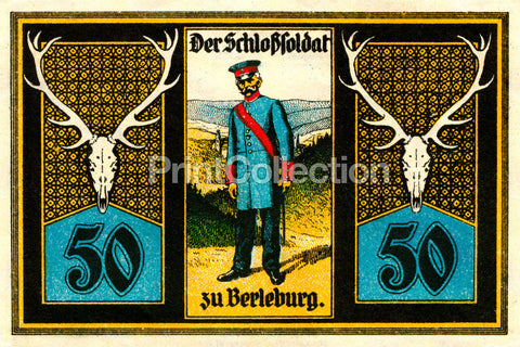Berleburg, 50 pf, Notgeld