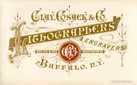 Clay, Cosack & Co Lithographers & Engravers