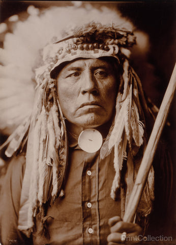 Curley - Apsaroke, Native American, by Edward Curtis