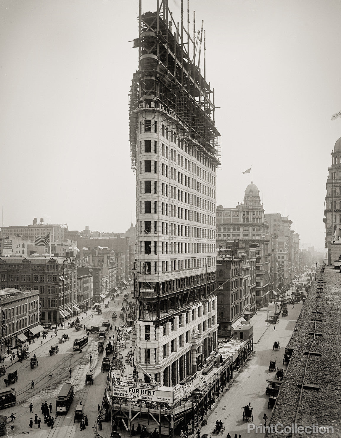 Print Collection Flatiron Building Under Construction New York N Y 1902 Print Collection Flatiron Building Under Construction New York N Y 1902