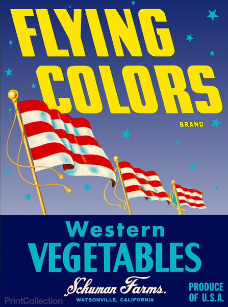 Flying Colors Brand Western Vegetables