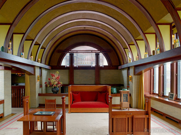Frank Lloyd Wright's Dana Thomas House Interior, Springfield, Illinois