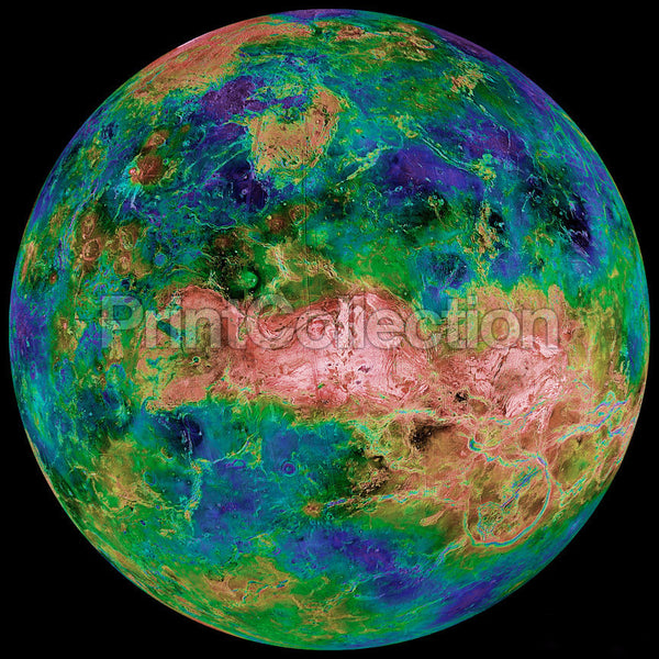 Hemispheric View of Venus