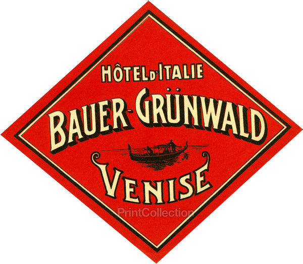 Hotel d' Italie, Bauer-Grunwald, Venise