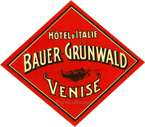 Hotel d' Italie, Bauer-Grunwald, Venise