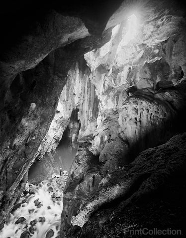 Interior, Choy Cave, Mexico, by William Henry Jackson
