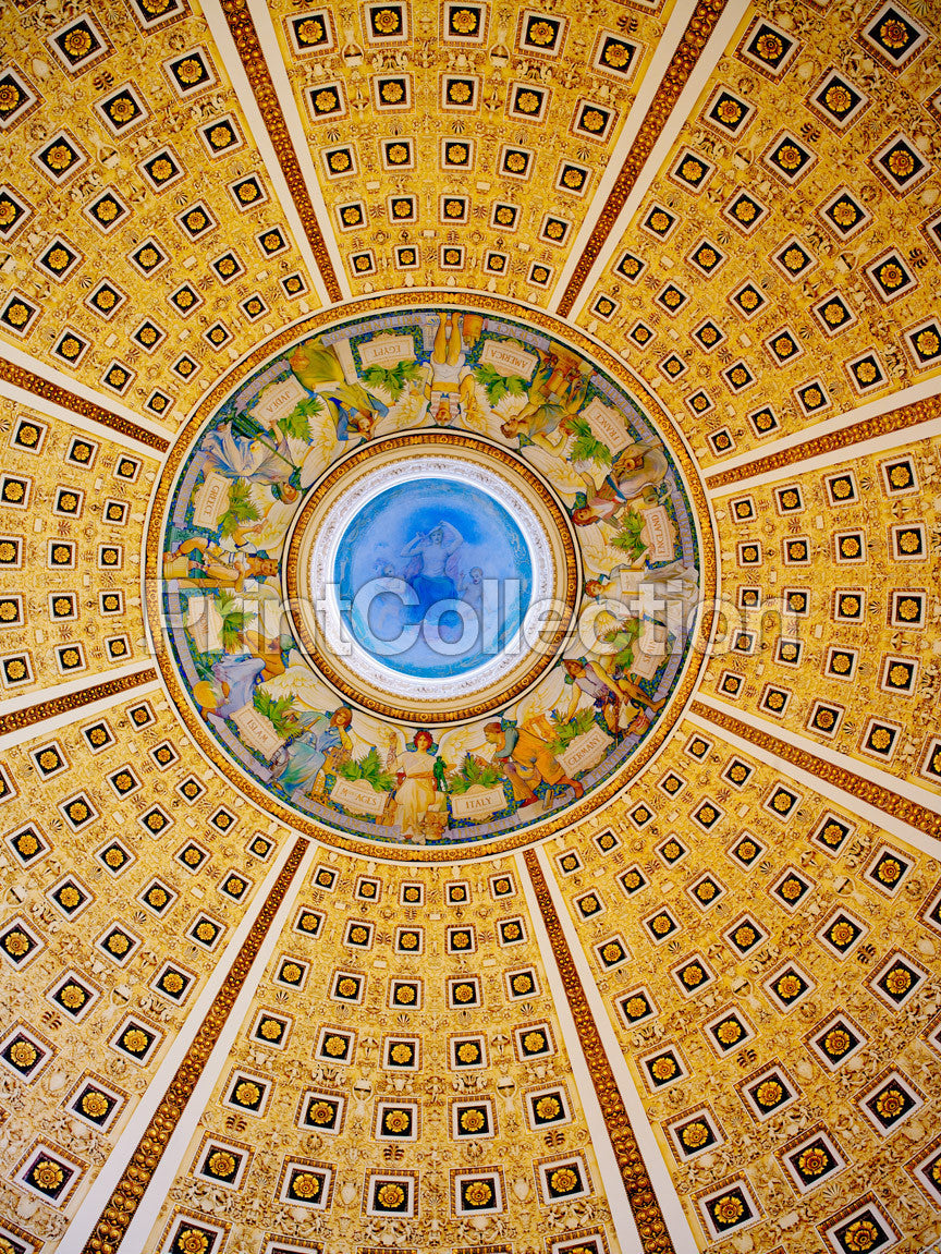 Interior Of Dome Loc Main Reading Room