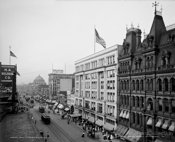 Main Street, Buffalo NY, 1904