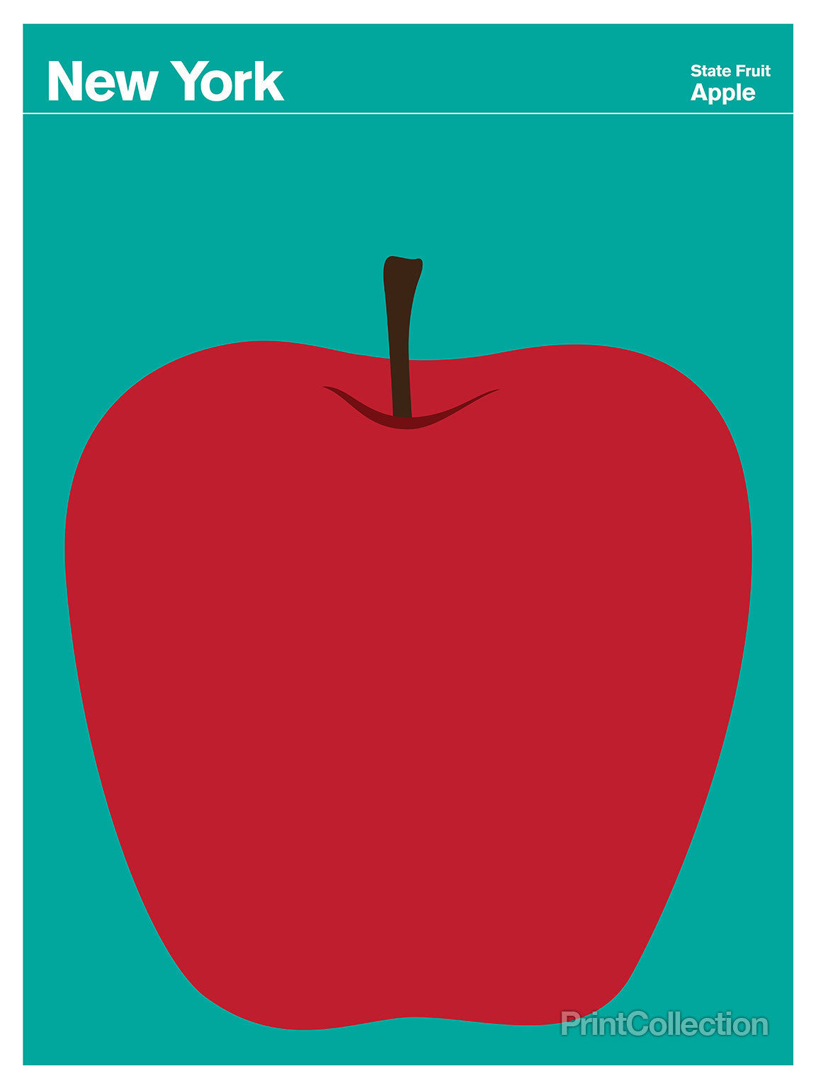 print collection new york apple