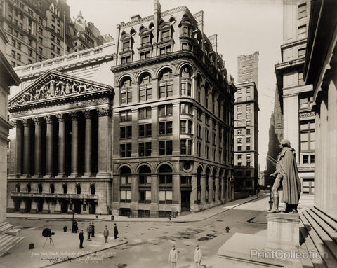 New York Stock Exchange and Wilks Building, New York