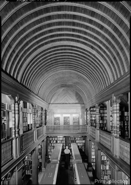 Oliver Ames Free Library, North Easton, MA Barrel Vaulted Stack Room