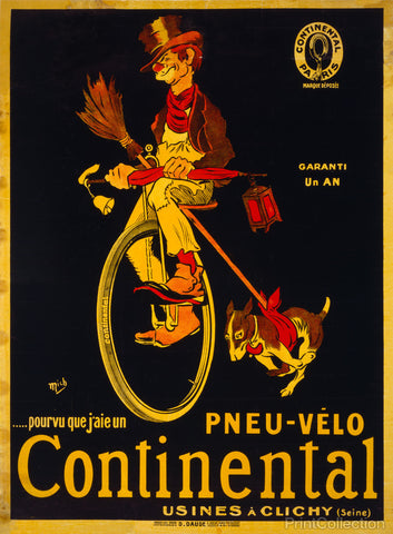 Provided I Have a Continental Bicycle Tire, 1900