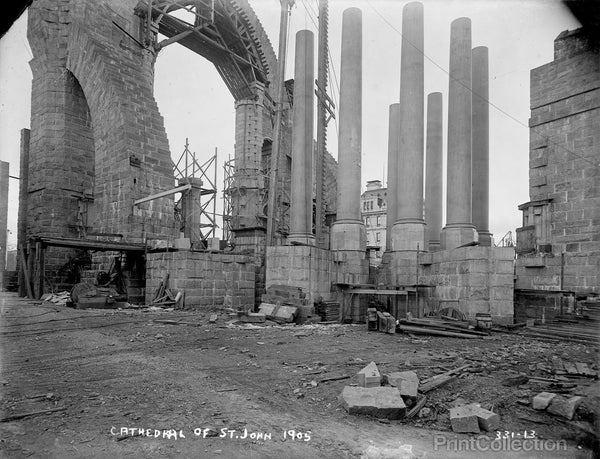 St. John's Cathedral, Under Construction
