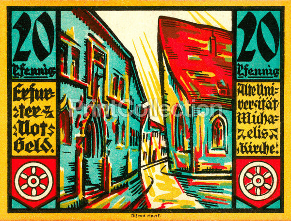 Stadt Erfurt, 20 pf, 1920, Notgeld