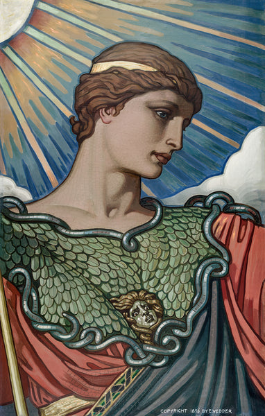 Study for Mosaic Head of Minerva