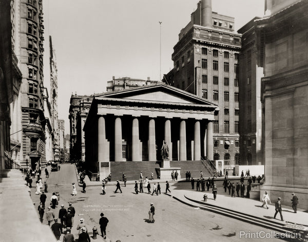 Subtreasury at Nassau & Wall Streets, 1915