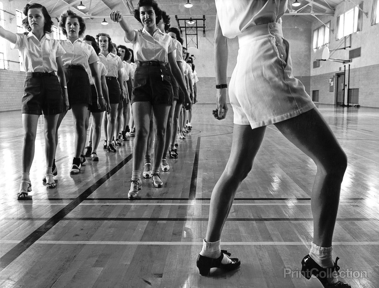 Print Collection Tap Dancing Class, Iowa State College. Ames, Iowa