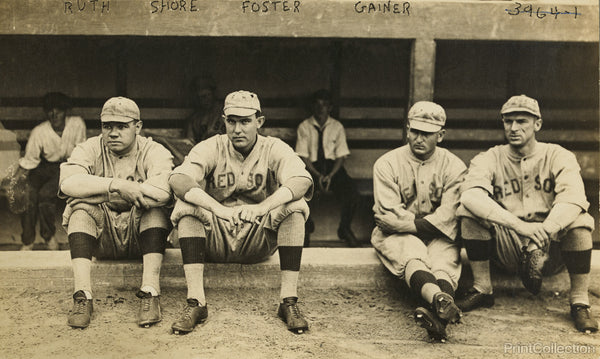 The Babe and other Red Sox Players