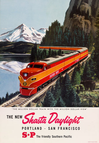 The New Shasta Daylight Train, Portland - San Francisco