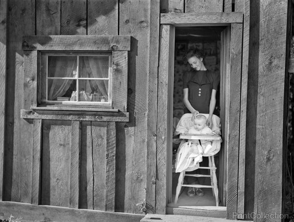 Woman and Baby, Gem County, Idaho, 1939