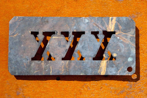 XXX Copper Type Stencil